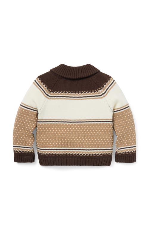 Janie And Jack The Little Equestrian Baby Cardigan In Multi