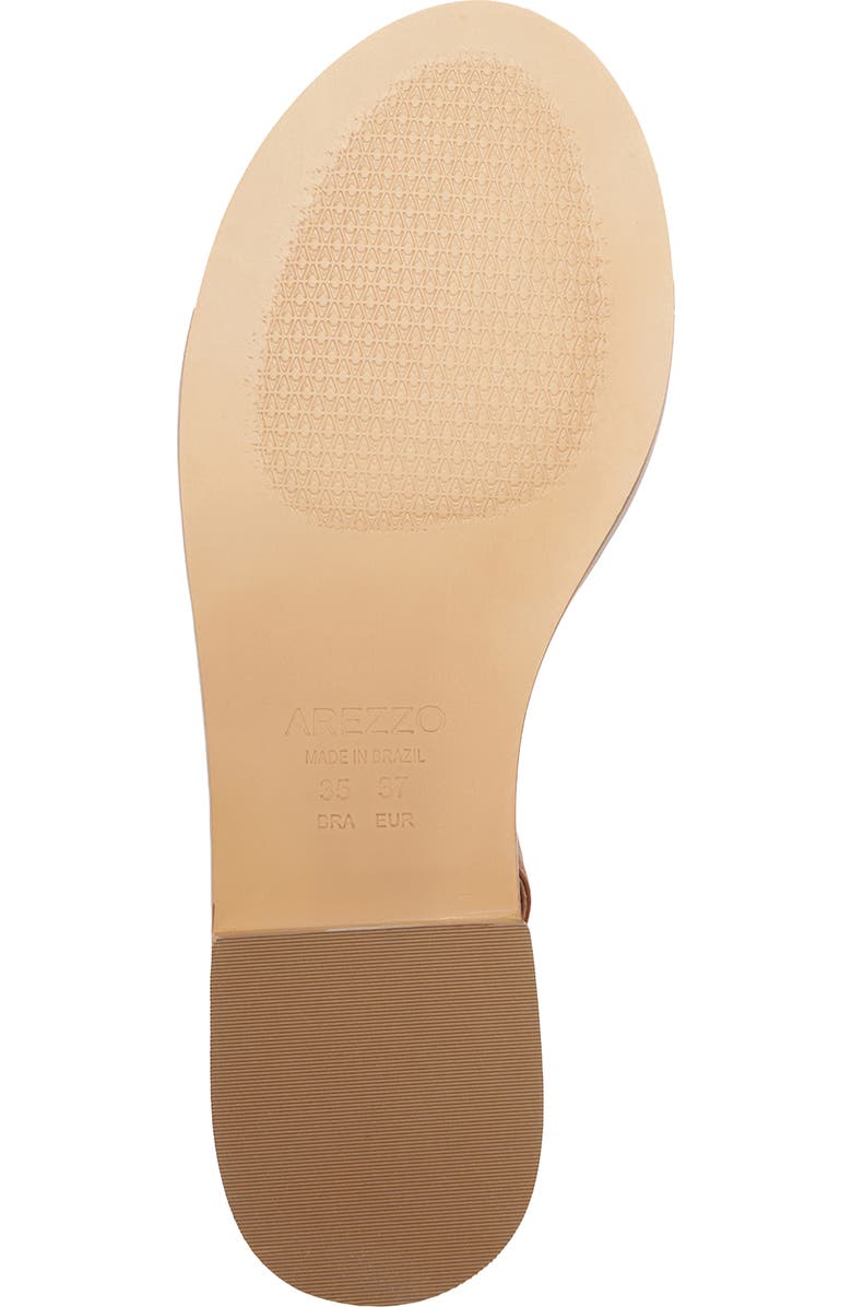 Arezzo Diana Slingback Toe Loop Sandal, Alternate, color, Soul Natural