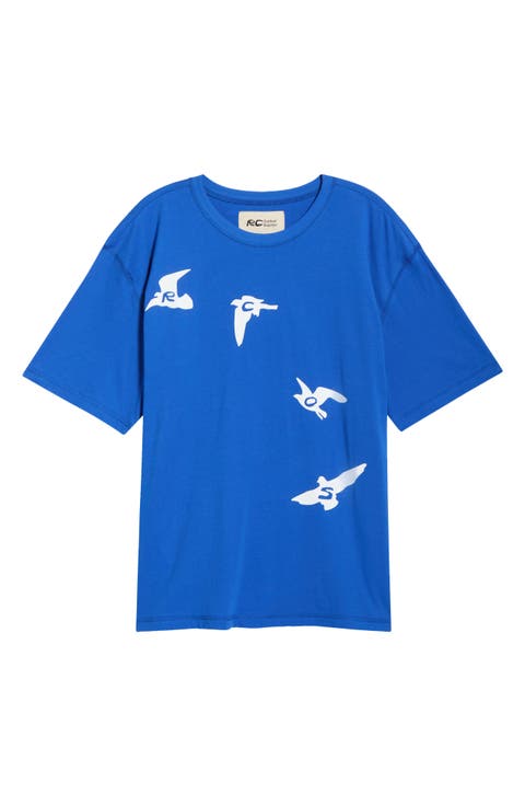 Birds Graphic Cotton T-Shirt