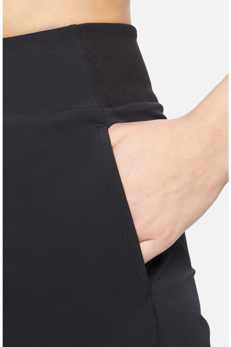 Bliss Dri-FIT Woven Wide Leg Pants, Alternate, color, BLACK/ CLEAR