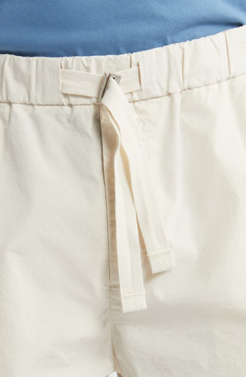 Hugo Boss Boss Kenosh Stretch Cotton Shorts In Open White