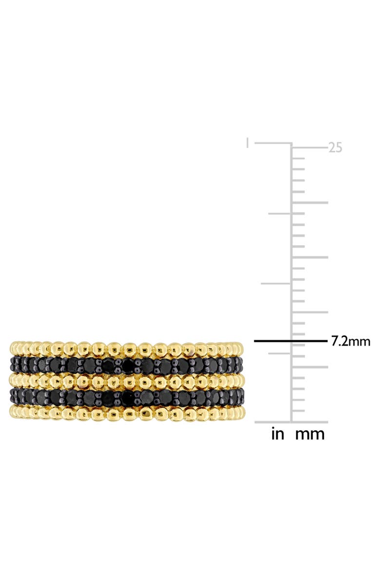Julianna B. Black Diamond Multi-Row Eternity Band 14k, Alternate, color, Diamond
