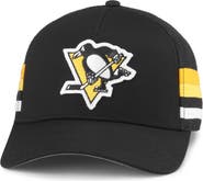 American Needle Men's American Needle Black Pittsburgh Penguins HotFoot Stripes Trucker Adjustable Hat