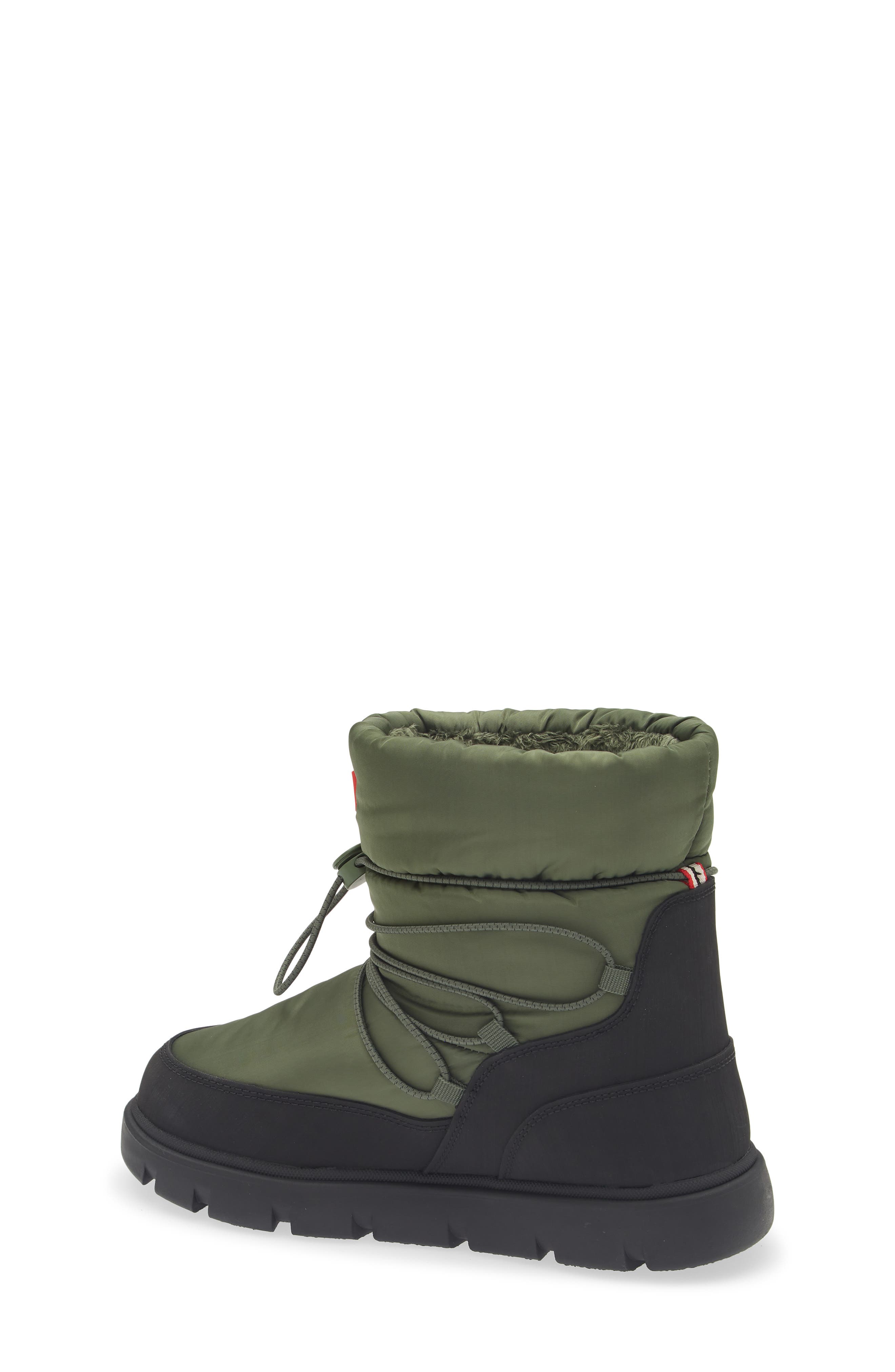 Hunter Kids' Cozy Boot, Alternate, color, Medium Green