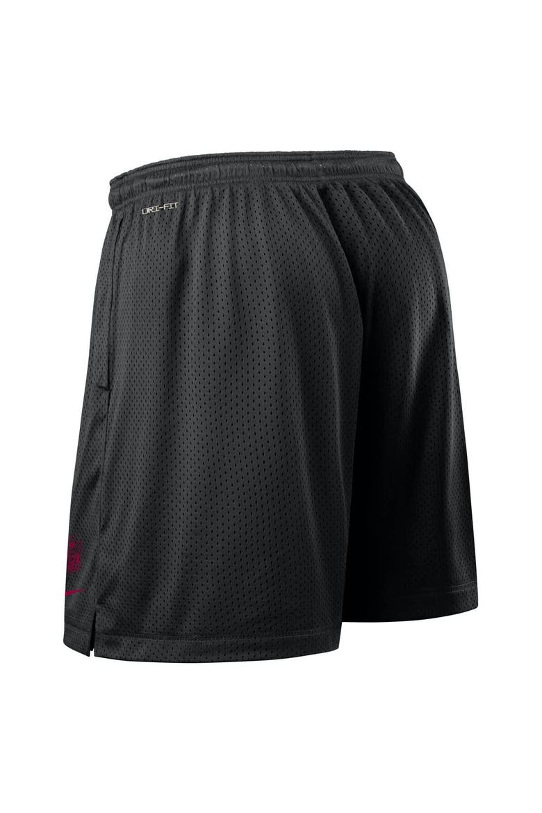 Men's Nike Black Washington Commanders Sideline Reversible Performance Shorts, Alternate, color, Black