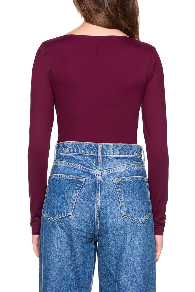 Square Neck Top, Alternate, color, PORT
