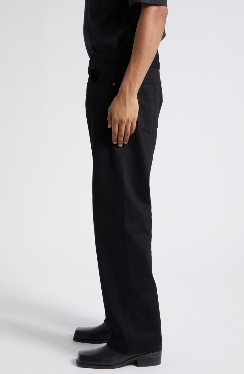 OUR LEGACY Third Cut Straight Leg Jeans, Alternate, color, Black Selvedge