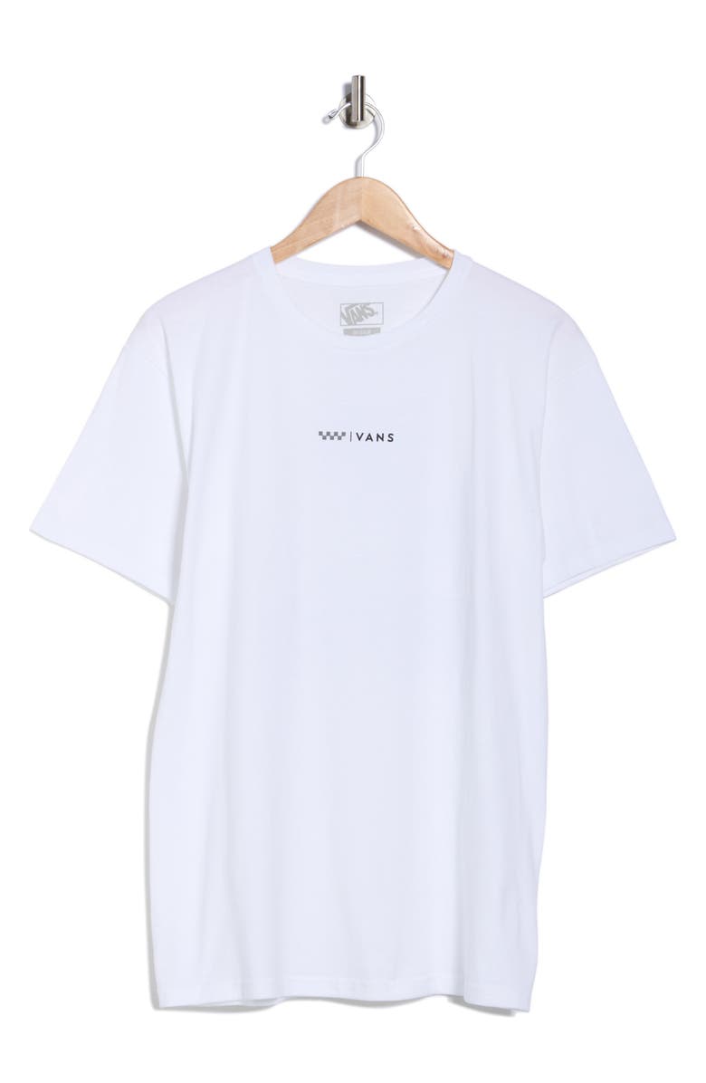 Vans Check Logo Cotton Graphic T-Shirt, Alternate, color, White
