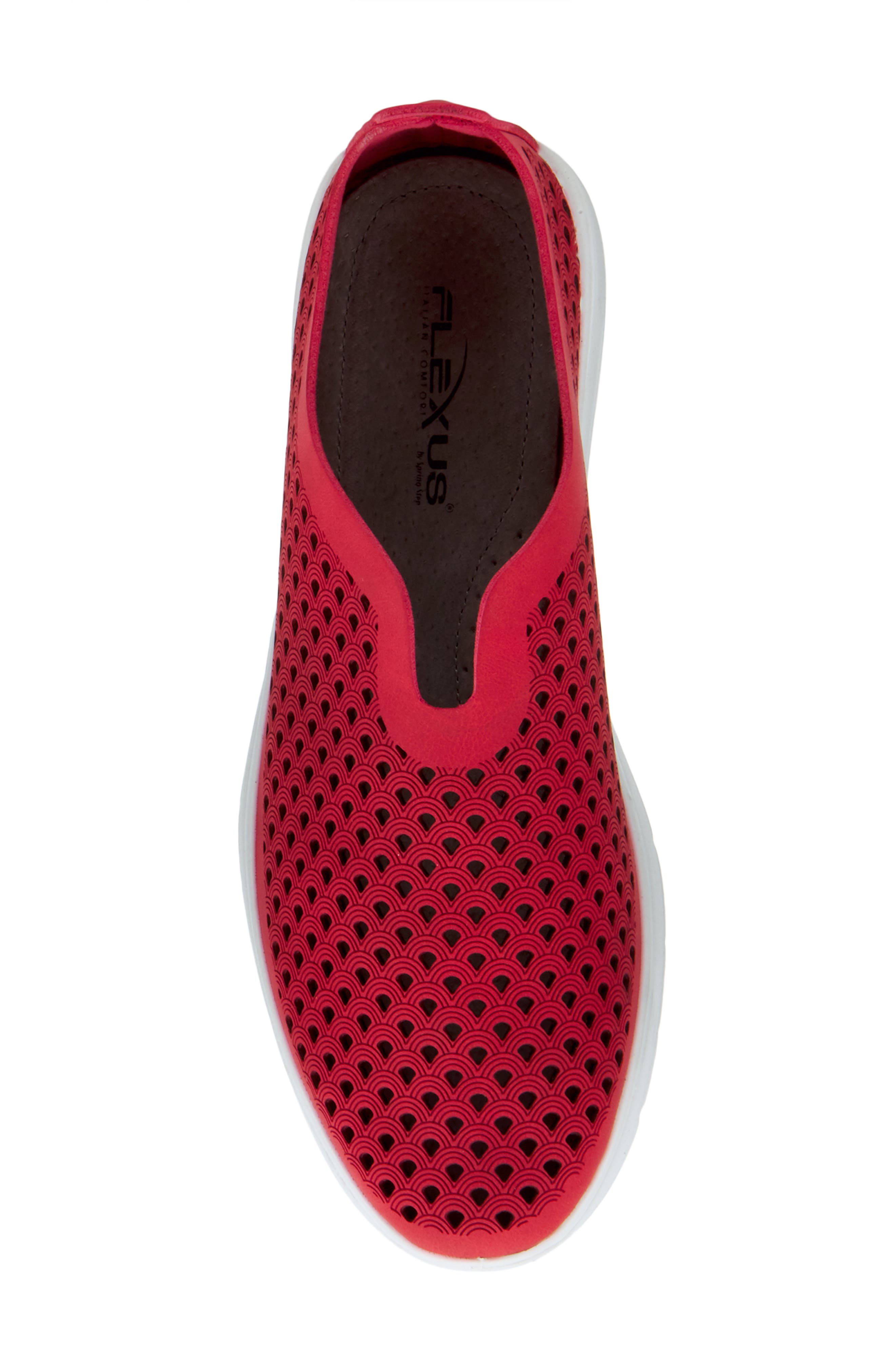 Flexus by Spring Step Centrics Slip-On Sneaker, Alternate, color, Red Nubuck Leather
