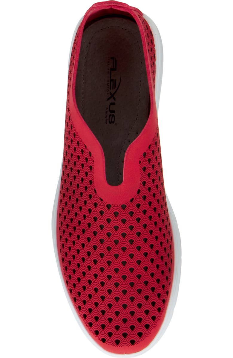 Flexus by Spring Step Centrics Slip-On Sneaker, Alternate, color, Red Nubuck Leather