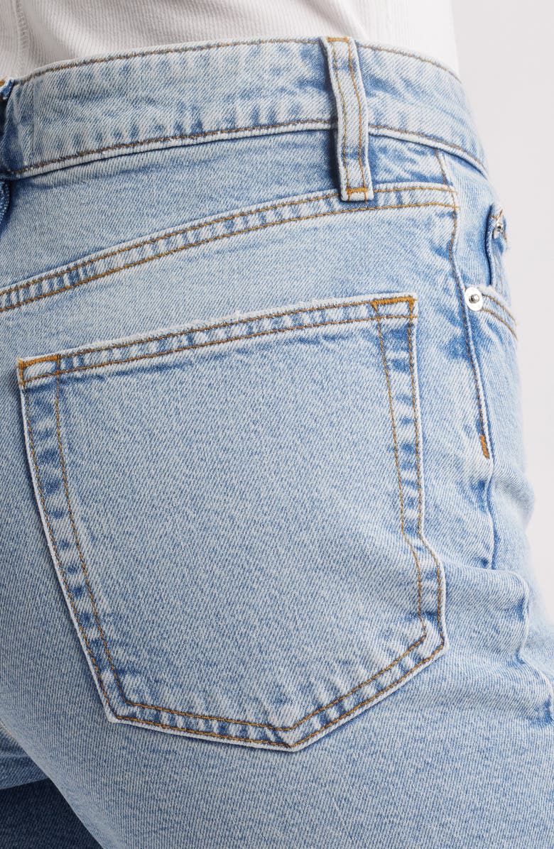 FRAME The Pixie Ruler High Waist Straight Leg Jeans, Alternate, color, Dolly