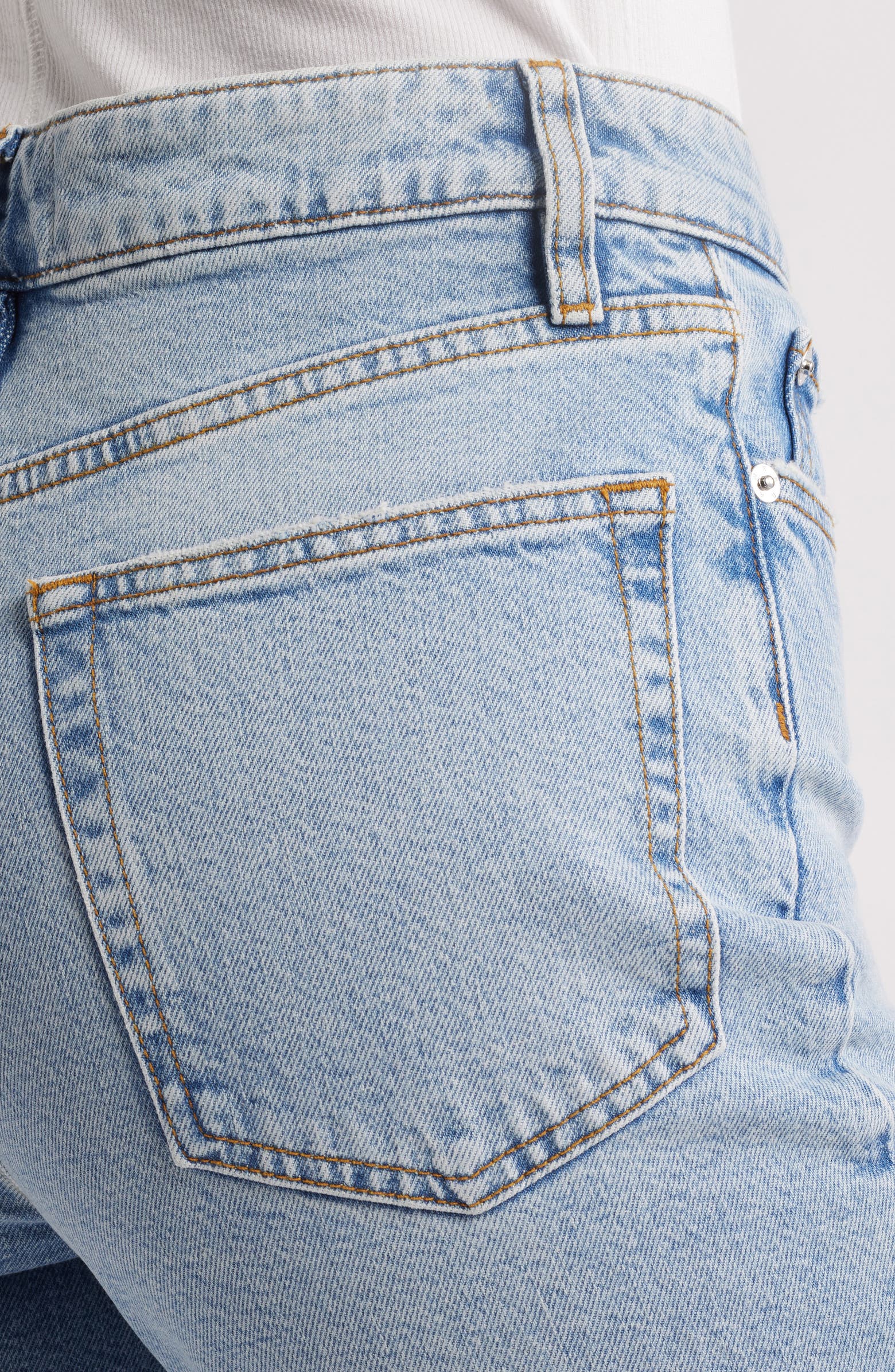 FRAME The Pixie Ruler High Waist Straight Leg Jeans | Nordstromrack