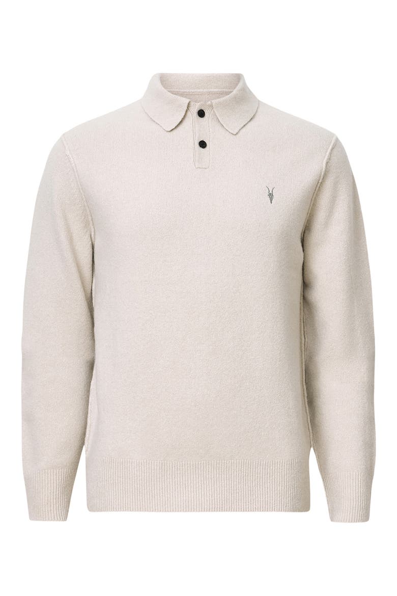 Statten Polo Sweater, Alternate, color, CLOUDY WHITE