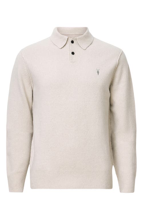 Allsaints Statten Regular Fit Polo Collar Sweater