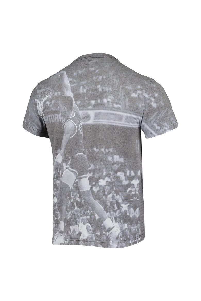 Men's Mitchell & Ness Kenny Walker Heather Gray New York Knicks Above The Rim T-Shirt, Alternate, color, Gray