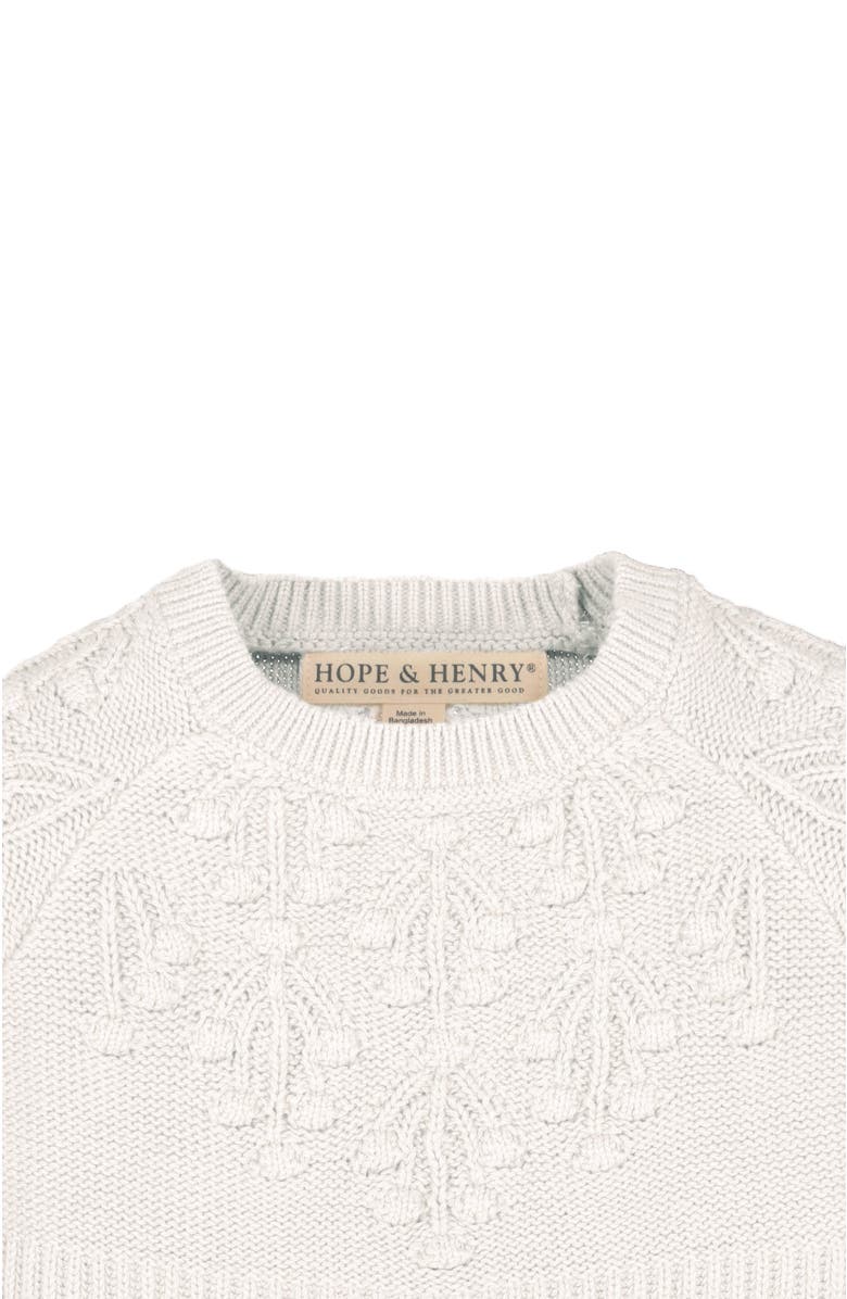 Hope & Henry Baby Girls' Organic Skater Sweater Dress, Infant, Alternate, color,