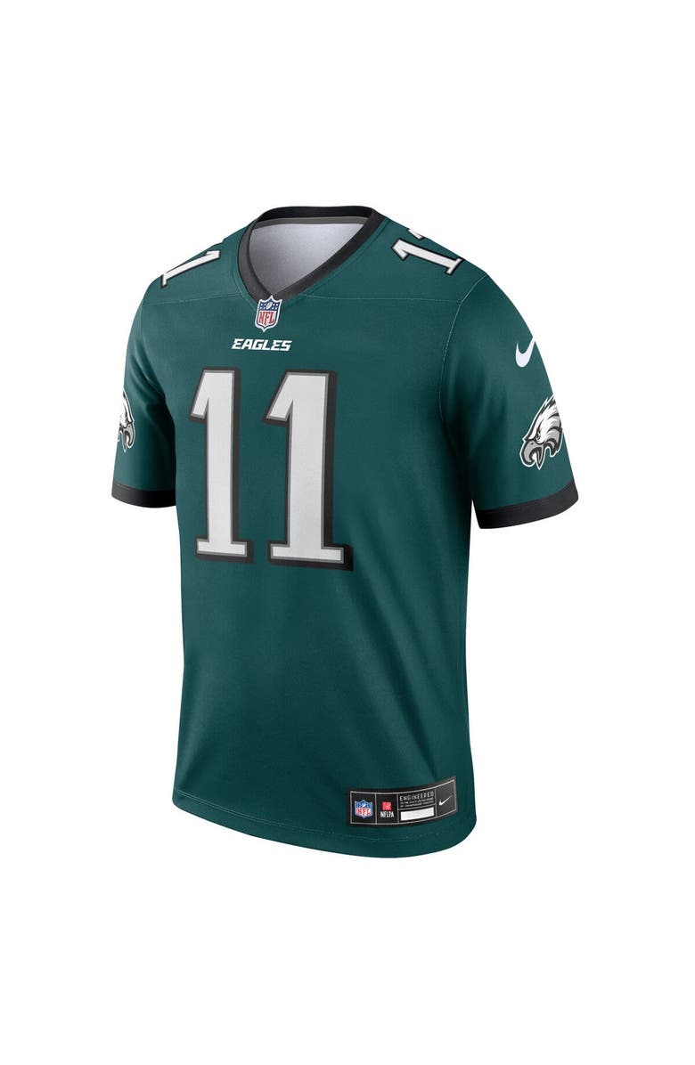 Nike Men's Nike A.J. Brown Midnight Green Philadelphia Eagles Legend Jersey, Alternate, color, Green
