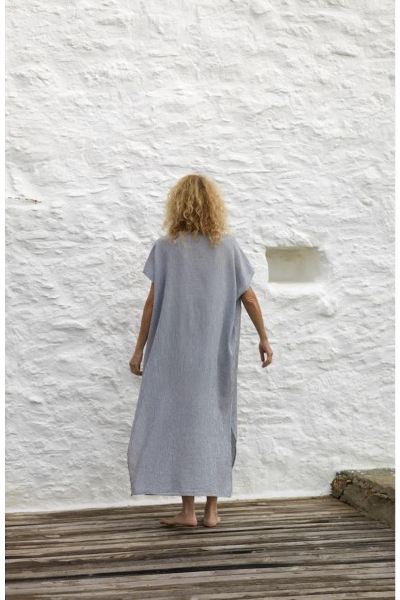 Sile Classic Caftan, Alternate, color, Marine Stripe