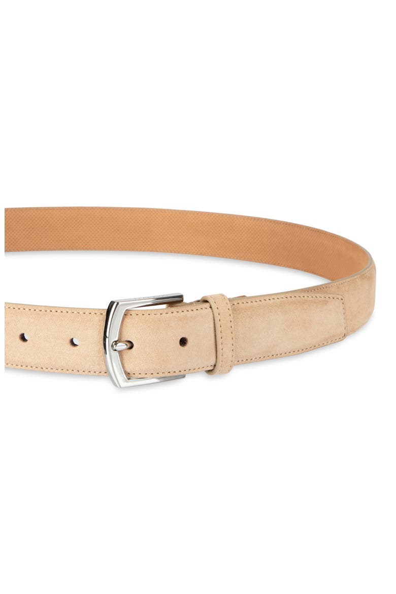 Suede Belt, Alternate, color, KHAKI