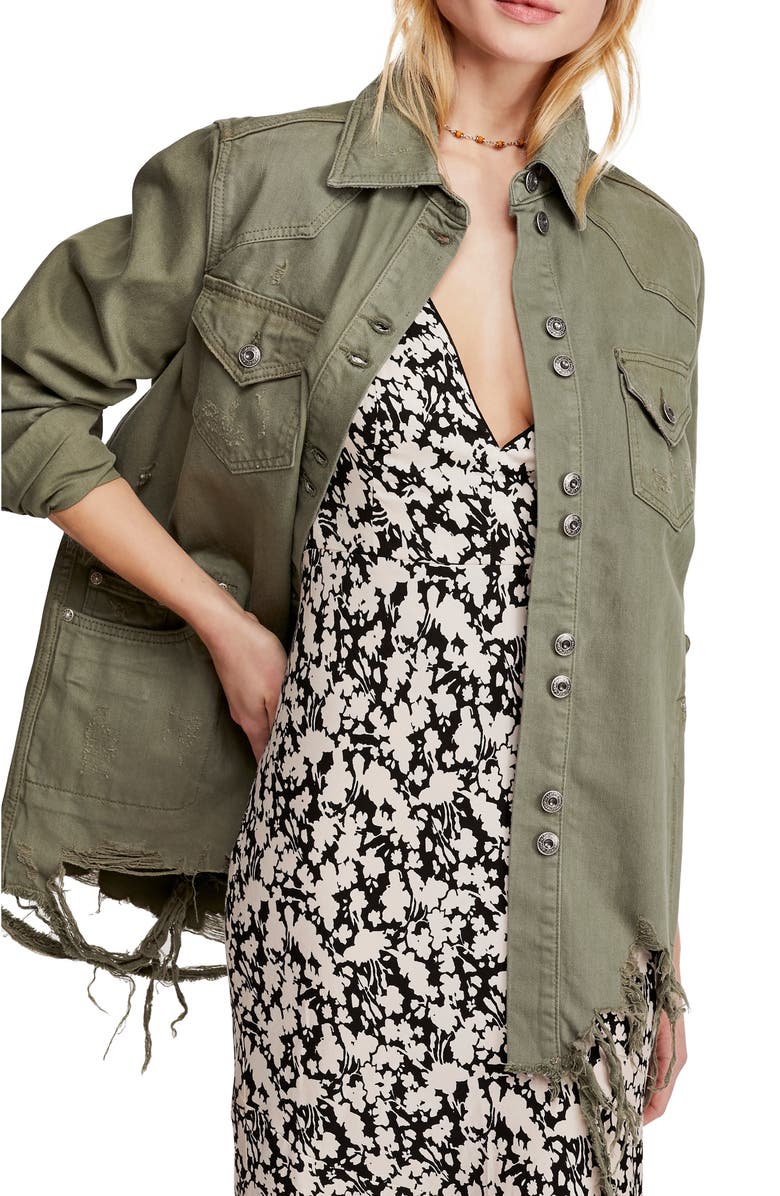 Free People Moonchild Shirt Jacket, Main, color,