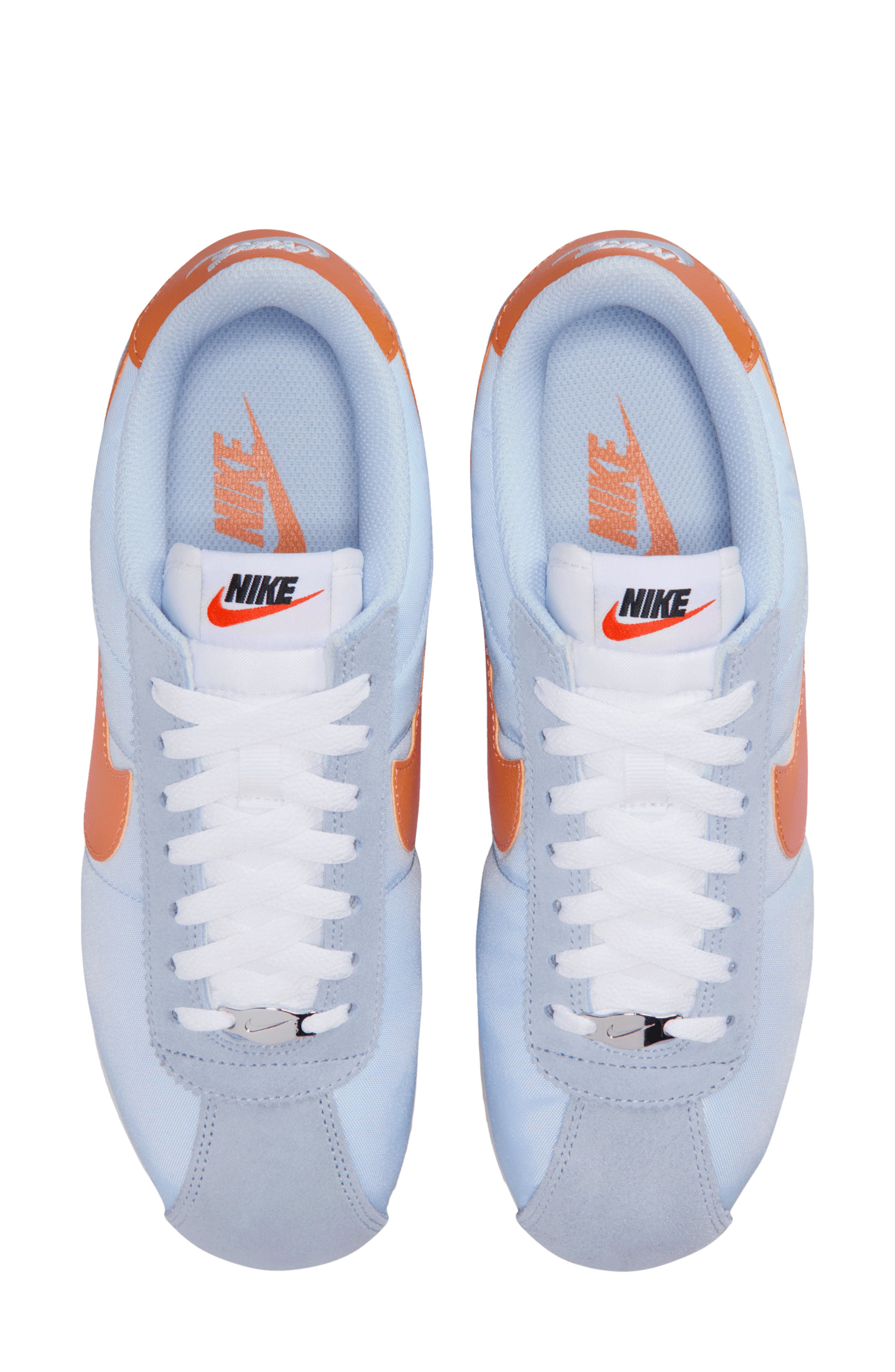 Cortez TXT Sneaker, Alternate, color, BLUE/ WHITE/ HOT CURRY