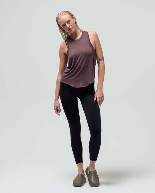 Reformer The Loose Racerback Tank Top In Purple