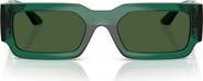 Versace 54mm Rectangular Sunglasses