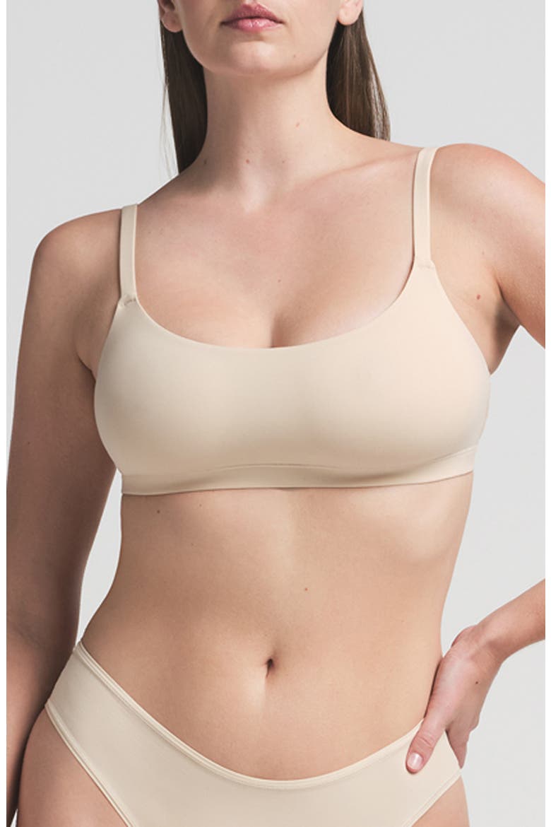 Fits Everybody Scoop Bralette, Main, color, SAND
