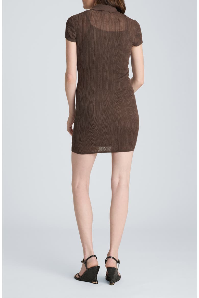 Variga Crinkle Sheath Minidress, Alternate, color, BRUNETTE