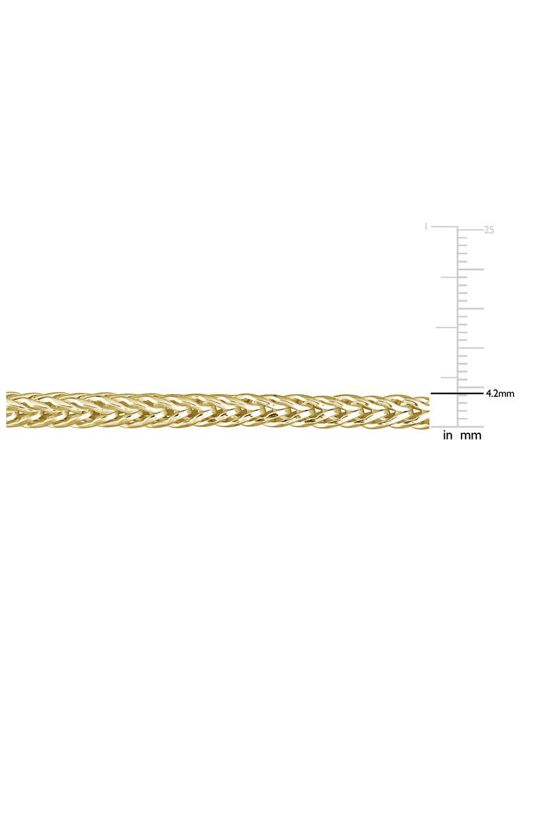 4.2mm Foxtail Chain Necklace & Bracelet Set, Alternate, color, GOLD