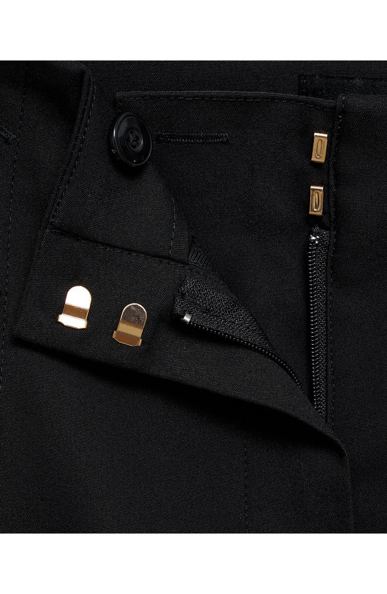 MANGO Button Straight Leg Pants, Alternate, color,