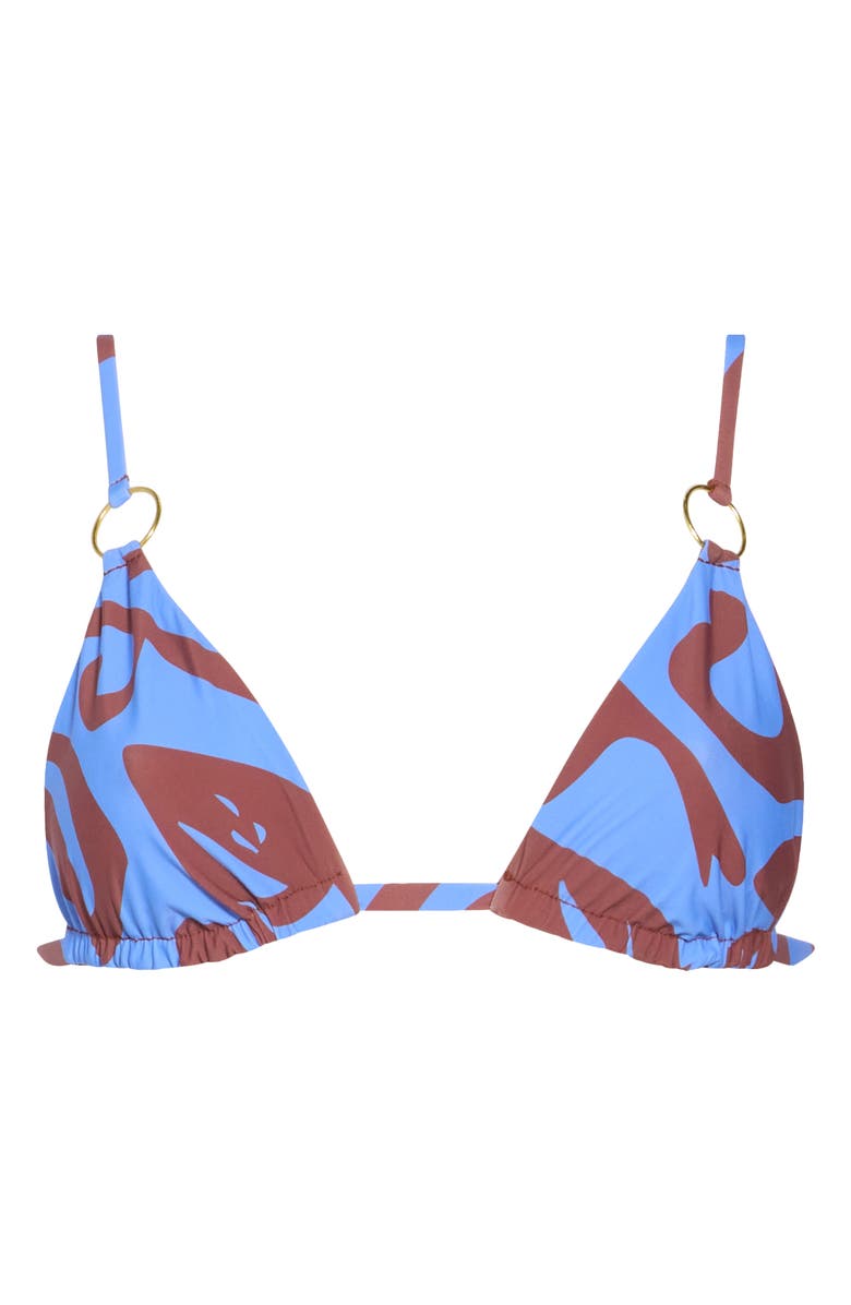 VYB Adjustable Ring Triangle Bikini Top, Alternate, color, 