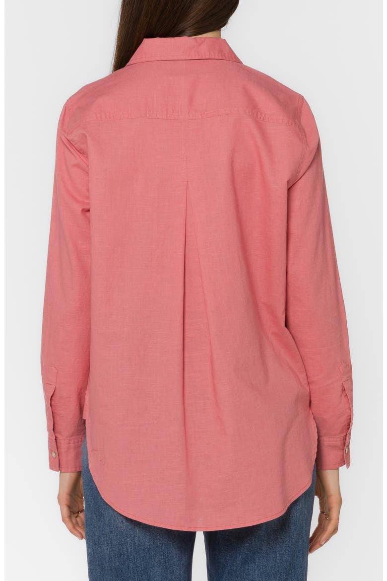 Bennett Linen Button-Up Shirt, Alternate, color, CANYON ROSE