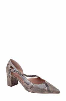 Linea Paolo Biondy Pointed Toe Half d'Orsay Pump