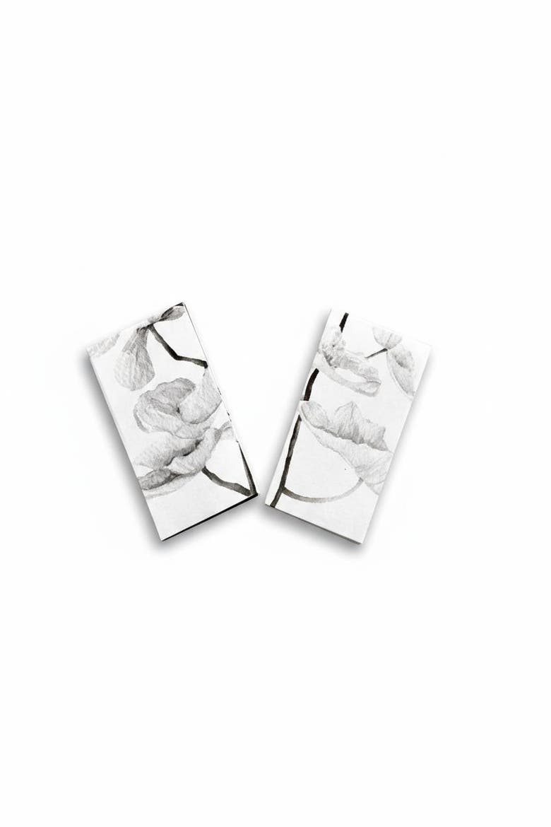 Collectible Hand-illustrated Long Stem Matchbooks, Main, color, White