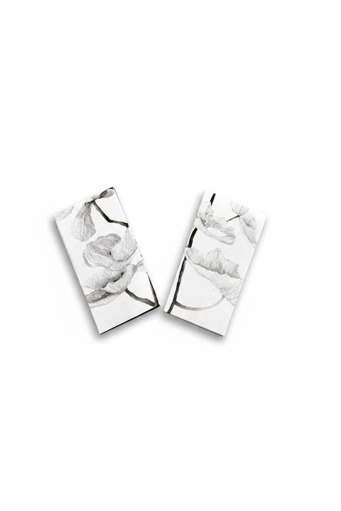 Collectible Hand-illustrated Long Stem Matchbooks ( Set Of 2)