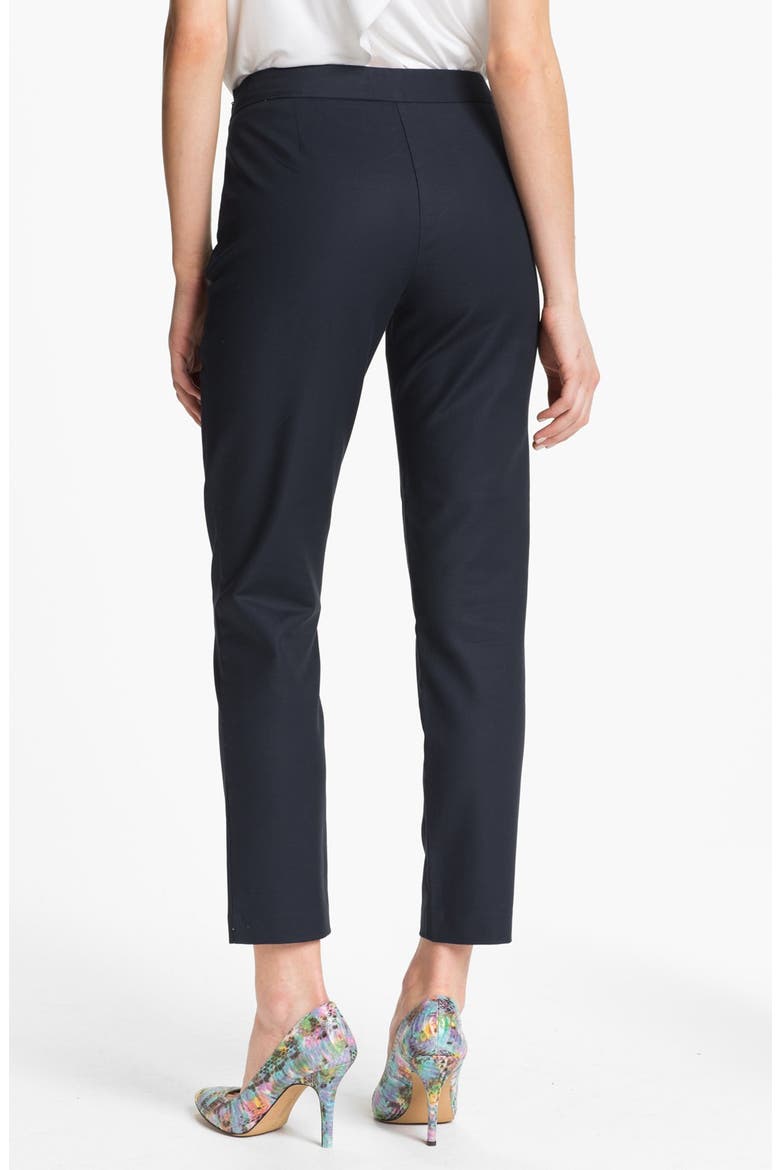 'Khloee' Cigarette Pants, Alternate, color, DEEP BLUE SEA