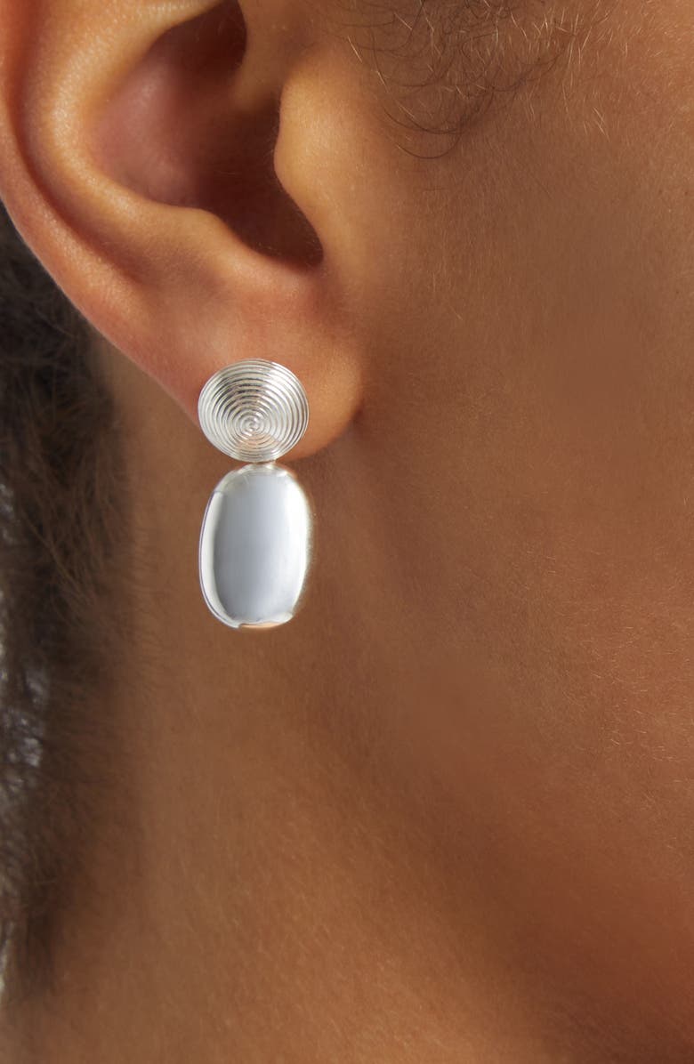 Lié Studio The Carla Drop Earrings, Alternate, color, Silver
