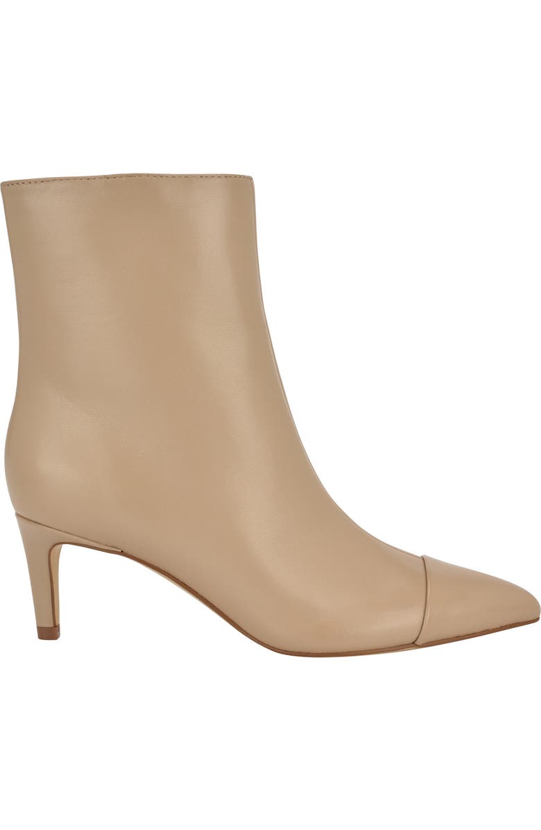 Calvin Klein Gentley Pointed Cap Toe Bootie, Alternate, color, Natural
