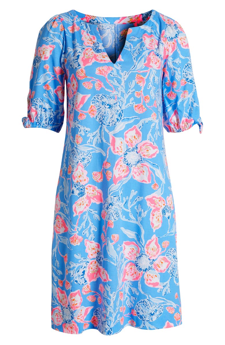 Lilly Pulitzer<sup>®</sup> Easley Puff Sleeve Cotton Shift Dress, Alternate, color, 