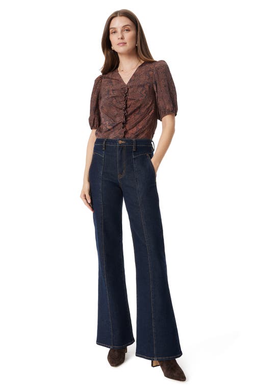 SAM EDELMAN SAM EDELMAN BAY V-YOKE HIGH WAIST FLARE JEANS
