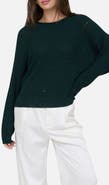 Blu Pepper Rolled Edge Pointelle Sweater