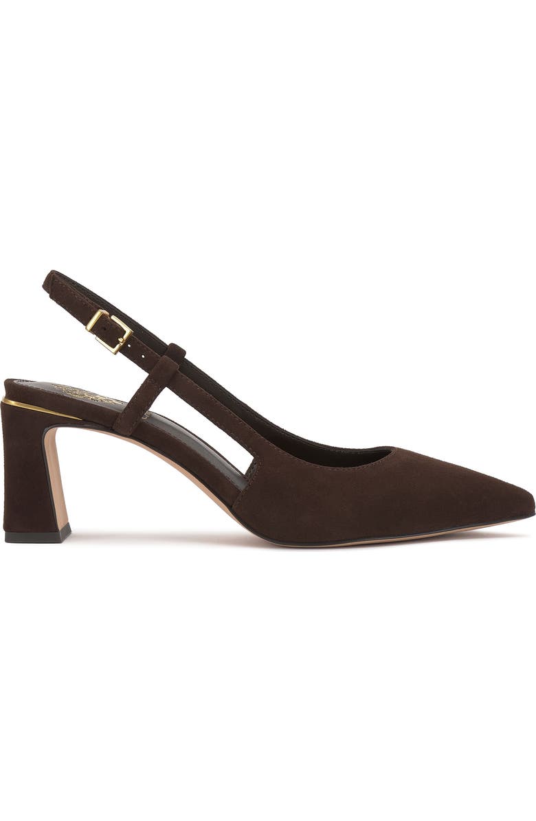 Vince Camuto Haslie Slingback Sandal, Alternate, color, Brownie Torano Suede