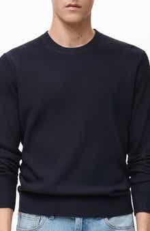 MANGO Regular Fit Crewneck Rib Sweater