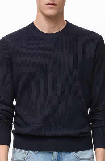 MANGO Regular Fit Crewneck Rib Sweater
