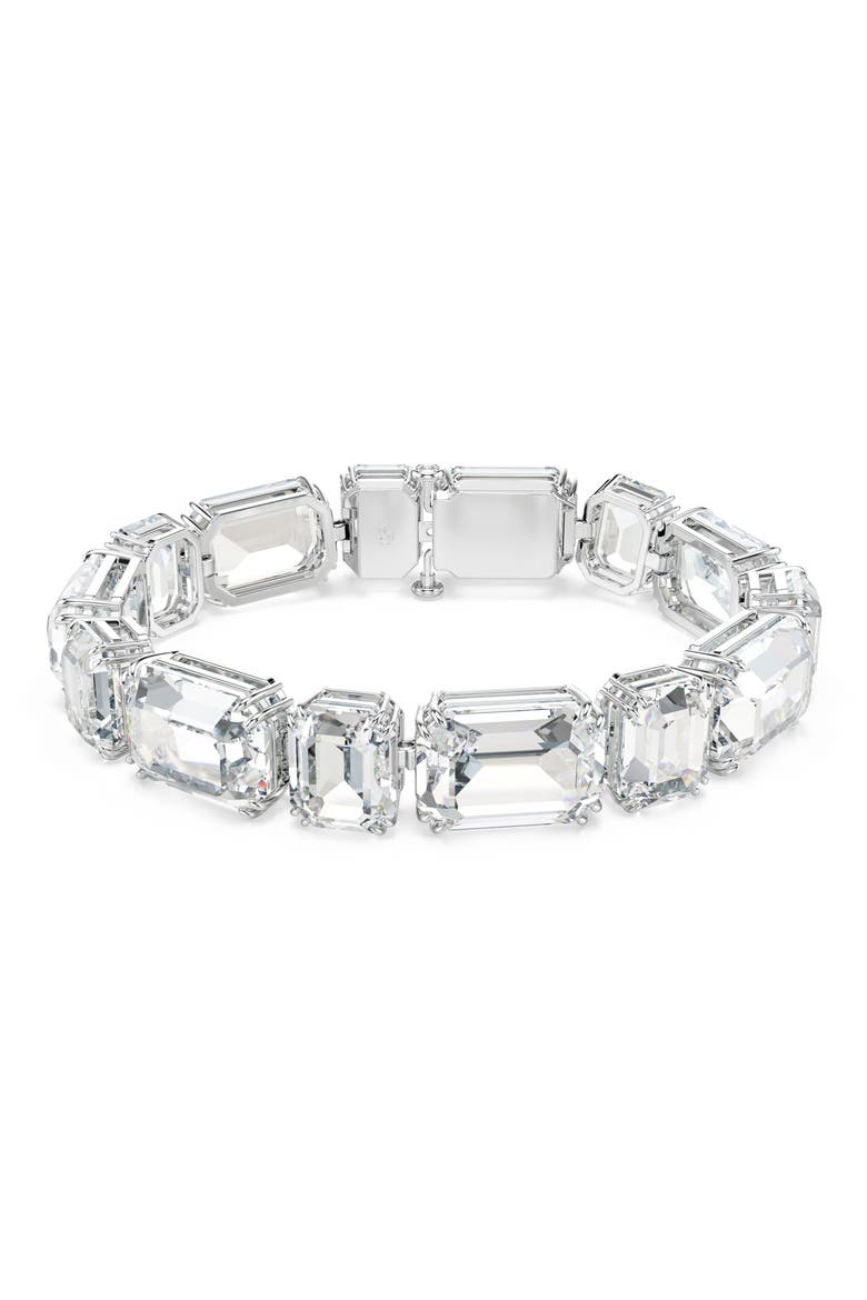 Millenia Crystal Bracelet, Main, color, WHITE