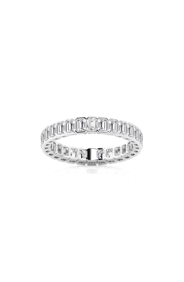 Badgley Mischka Collection Emerald Cut Lab Created Diamond Infinity Ring - 2.0ctw, Main, color, 