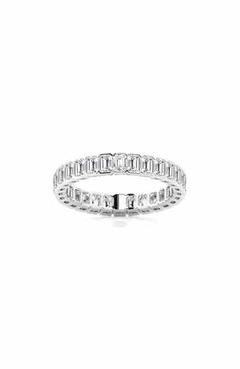 Badgley Mischka Collection Emerald Cut Lab Created Diamond Infinity Ring - 2.0ctw