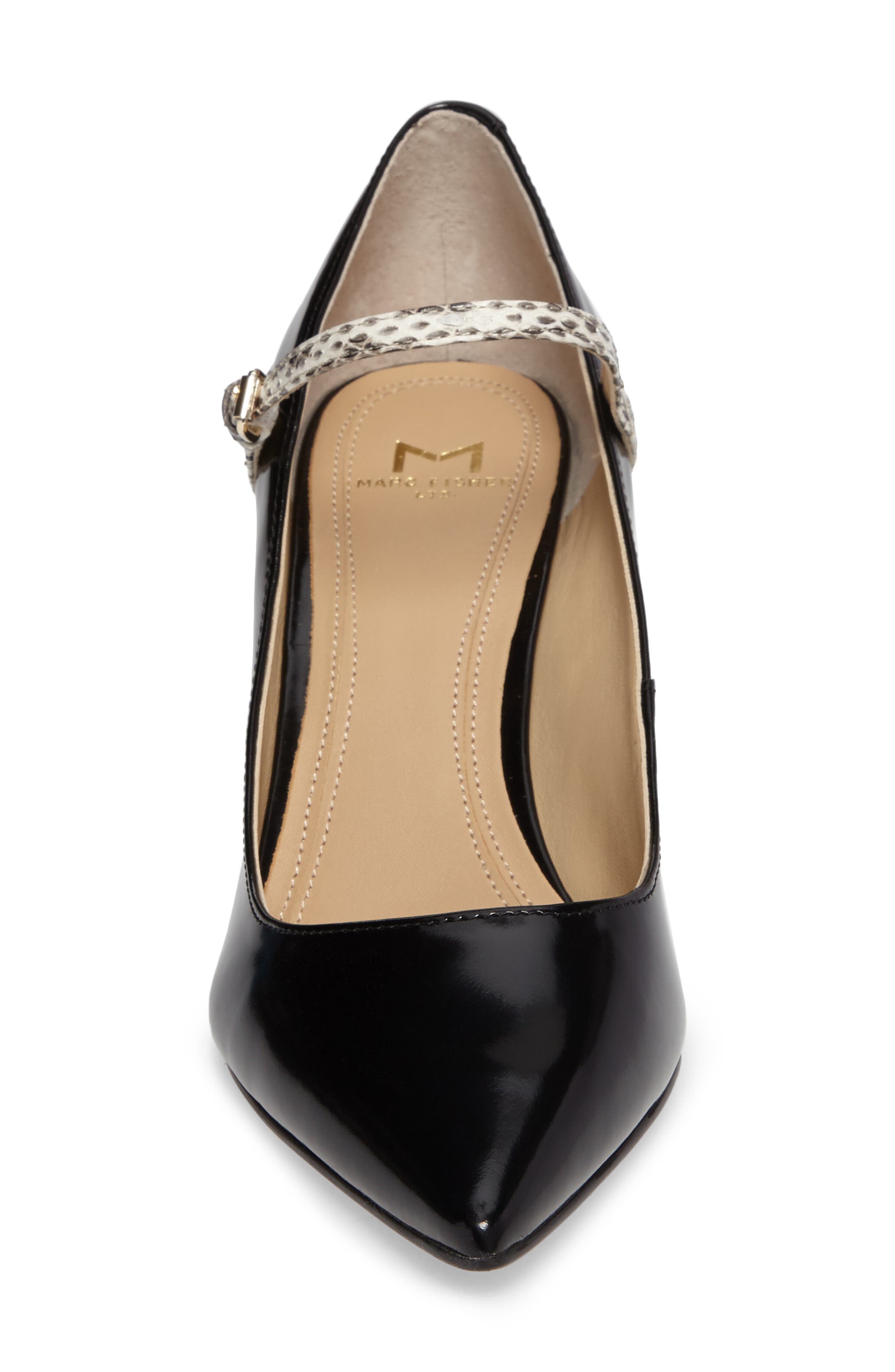 Marc Fisher LTD Zullys Snake Embossed Mary Jane Pump, Alternate, color, 