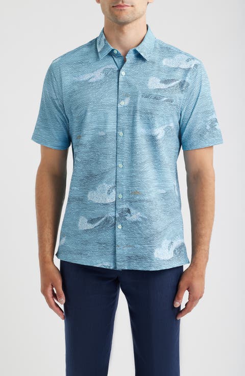 Honu Sighting Performance Pucker Shirt